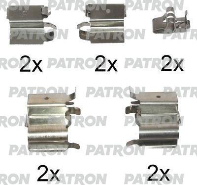 Patron PSRK1076 - Accessory Kit for disc brake Pads autospares.lv