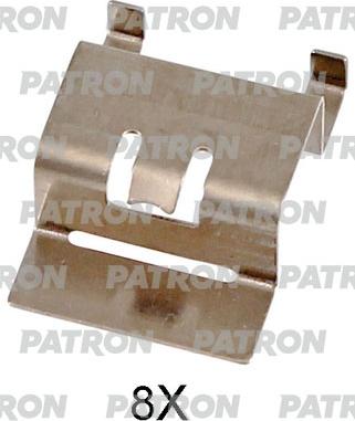 Patron PSRK1269 - Accessory Kit for disc brake Pads autospares.lv