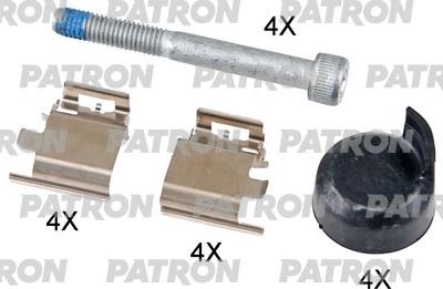 Patron PSRK1260 - Accessory Kit for disc brake Pads autospares.lv