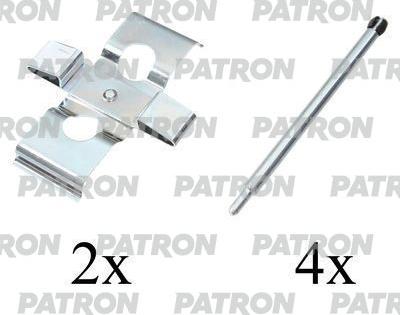 Patron PSRK1208 - Accessory Kit for disc brake Pads autospares.lv