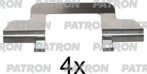 Patron PSRK1210 - Accessory Kit for disc brake Pads autospares.lv