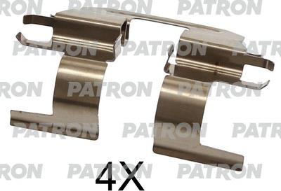 Patron PSRK1232 - Accessory Kit for disc brake Pads autospares.lv