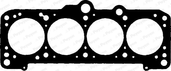 Payen BM360 - Gasket, cylinder head autospares.lv