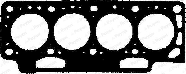 Payen BS010 - Gasket, cylinder head autospares.lv