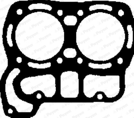 Payen BT860 - Gasket, cylinder head autospares.lv