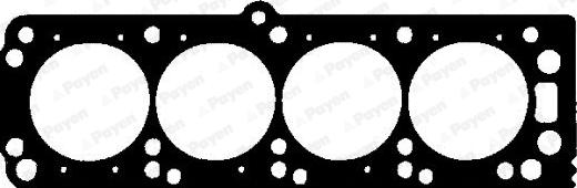 Payen BY250 - Gasket, cylinder head autospares.lv