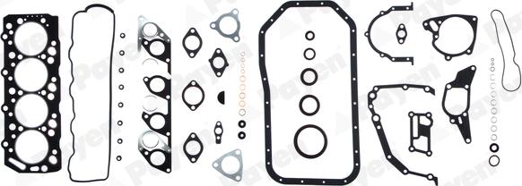 Payen GS130 - Full Gasket Set, engine autospares.lv