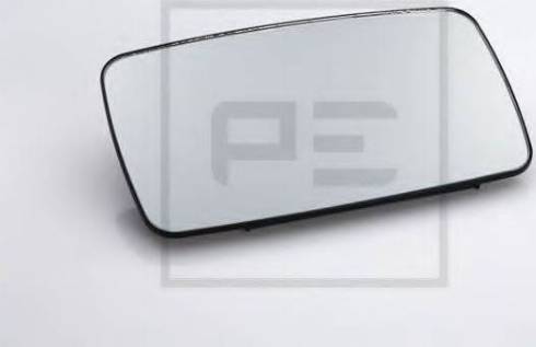 PE Automotive 438.006-00A - Mirror Glass, front mirror autospares.lv