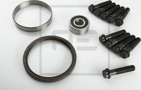 PE Automotive 010.043-10A - Repair Kit, flywheel autospares.lv