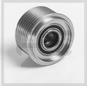 PE Automotive 010.851-00A - Pulley, alternator, freewheel clutch autospares.lv