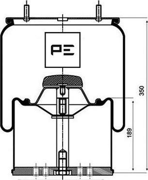 PE Automotive 084.059-72A - Bellow, air suspension autospares.lv
