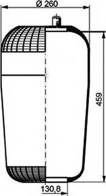 PE Automotive 084.111-14A - Bellow, air suspension autospares.lv