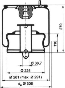 PE Automotive 084.267-71A - Bellow, air suspension autospares.lv