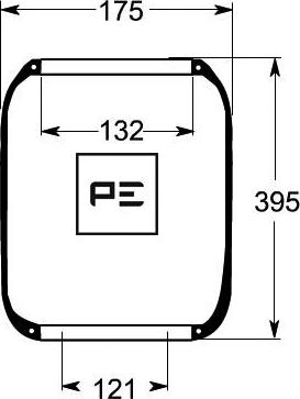 PE Automotive 084.280-71A - Bellow, air suspension autospares.lv