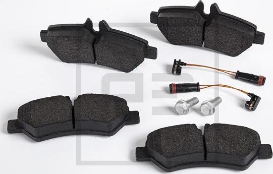 PE Automotive 086.348-00A - Brake Pad Set, disc brake autospares.lv