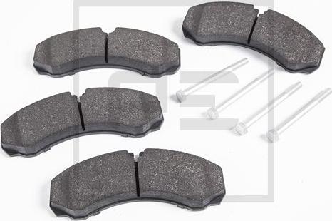 PE Automotive 086.353-00A - Brake Pad Set, disc brake autospares.lv