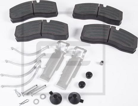 PE Automotive 086.306-50A - Brake Pad Set, disc brake autospares.lv