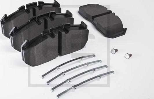 PE Automotive 086.317-00A - Brake Pad Set, disc brake autospares.lv