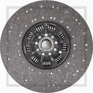 PE Automotive 080.161-00A - Clutch Disc autospares.lv