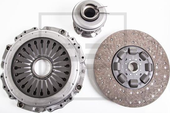 PE Automotive 080.383-00A - Clutch Kit autospares.lv