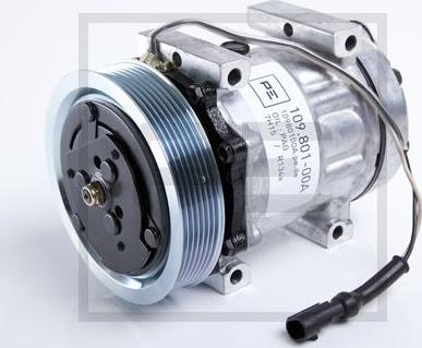 PE Automotive 109.801-00A - Compressor, air conditioning autospares.lv