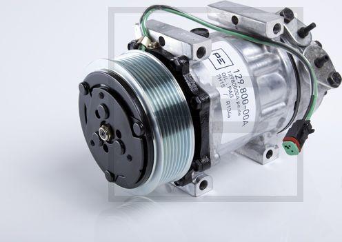 PE Automotive 129.800-00A - Compressor, air conditioning autospares.lv