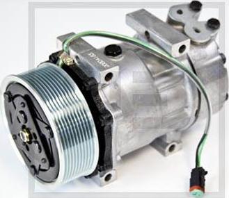 PE Automotive 129.801-00A - Compressor, air conditioning autospares.lv