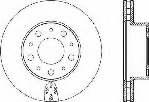 PEUGEOT 4249K2 - Brake Disc autospares.lv