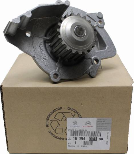 PEUGEOT 1609.402180 - Water Pump autospares.lv