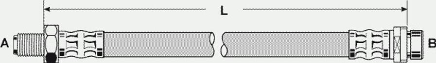 Pex 32.003 - Brake Hose autospares.lv