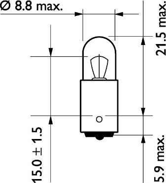 PHILIPS 13929MDCP - Bulb, indicator autospares.lv