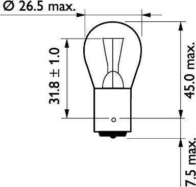 PHILIPS 13498HWCP - Bulb, indicator autospares.lv