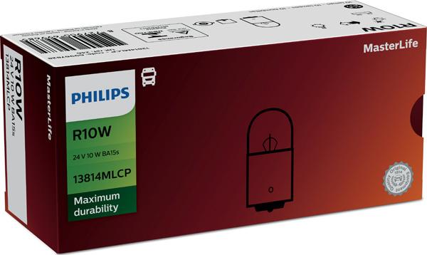 PHILIPS 13814MLCP - Bulb, licence plate light autospares.lv