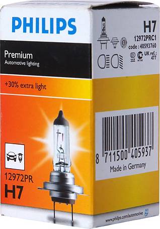 PHILIPS 12972PR - Bulb autospares.lv