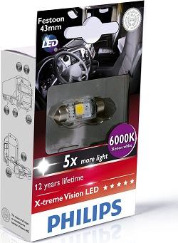 PHILIPS 249466000KX1 - Bulb, interior light autospares.lv
