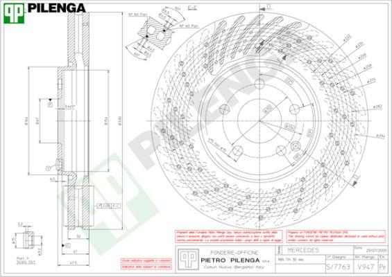 Pilenga V947 - Brake Disc autospares.lv