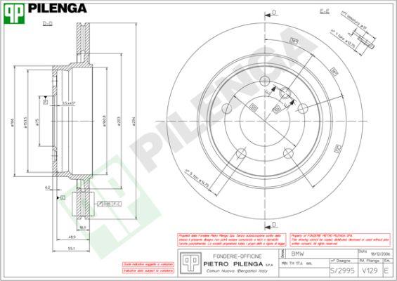 Pilenga V129 - Brake Disc autospares.lv