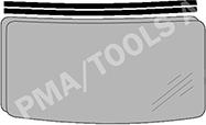 PMA  721708101 - Trim / Protection Strip, windscreen autospares.lv