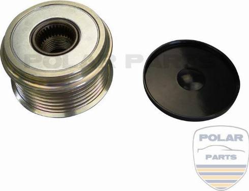 PolarParts 10004539 - Pulley, alternator, freewheel clutch autospares.lv