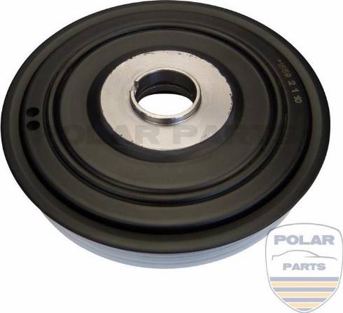 PolarParts 10004530 - Belt Pulley, crankshaft autospares.lv