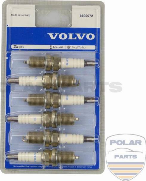 PolarParts 10000475 - Spark Plug autospares.lv