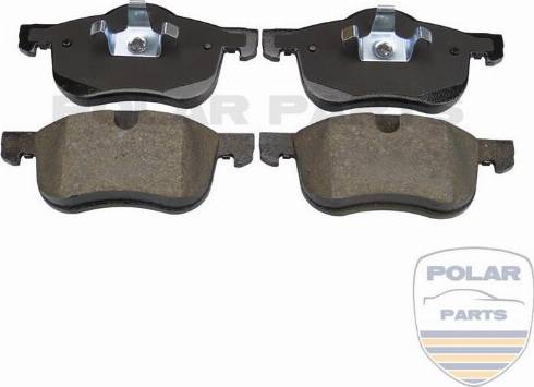 PolarParts 10000665 - Brake Pad Set, disc brake autospares.lv