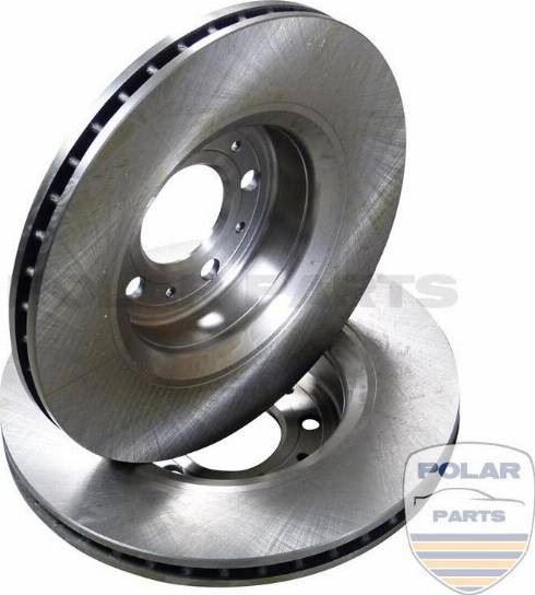 PolarParts 10000626 - Brake Disc autospares.lv