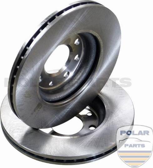 PolarParts 10000674 - Brake Disc autospares.lv