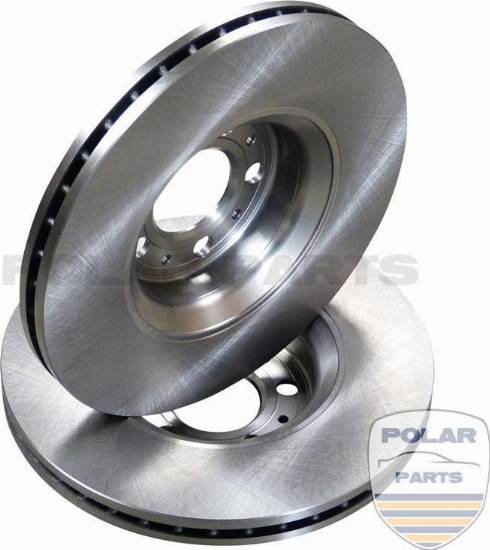 PolarParts 10000677 - Brake Disc autospares.lv