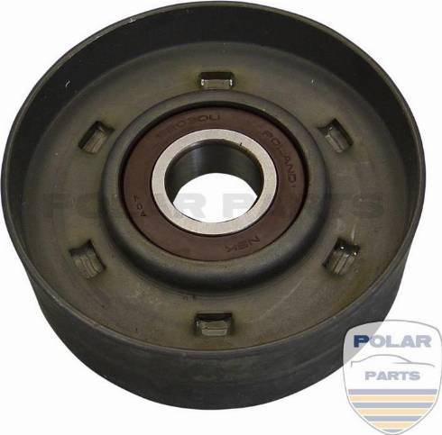 PolarParts 10000098 - Pulley, v-ribbed belt autospares.lv