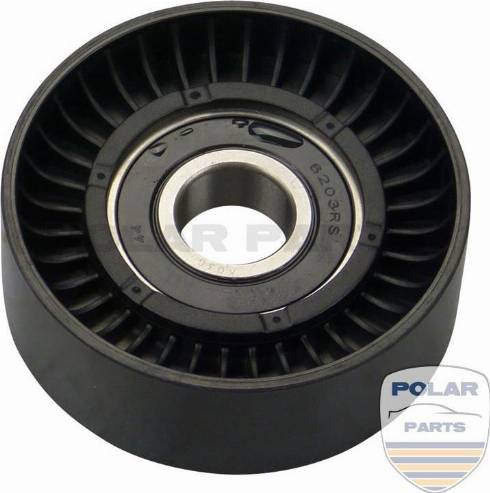 PolarParts 10000162 - Pulley, v-ribbed belt autospares.lv