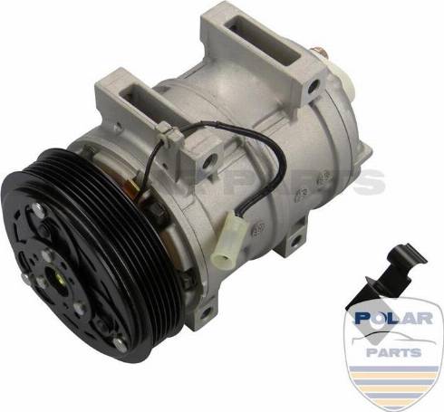 PolarParts 10000883 - Compressor, air conditioning autospares.lv