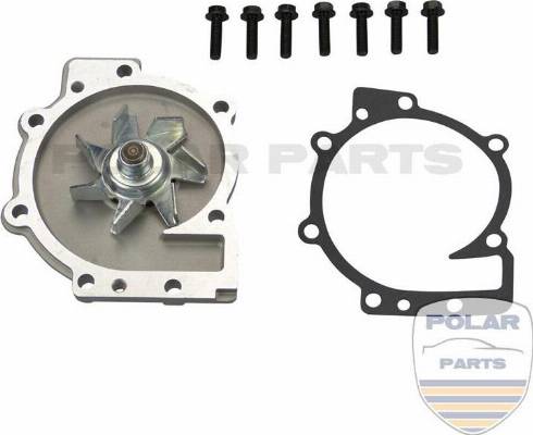 PolarParts 10000734 - Water Pump autospares.lv