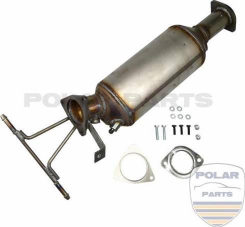 PolarParts 10001465 - Soot / Particulate Filter, exhaust system autospares.lv